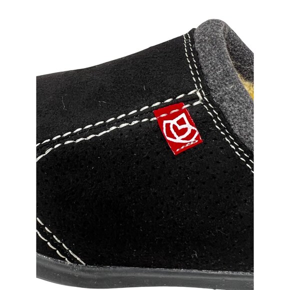 Spenco Mens Supreme Slide‎ Slipper Black Herringbone Wool Upper Size 8D - Picture 7 of 13